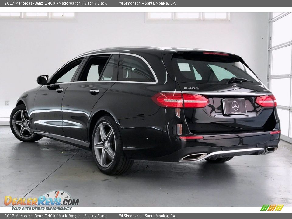 2017 Mercedes-Benz E 400 4Matic Wagon Black / Black Photo #10