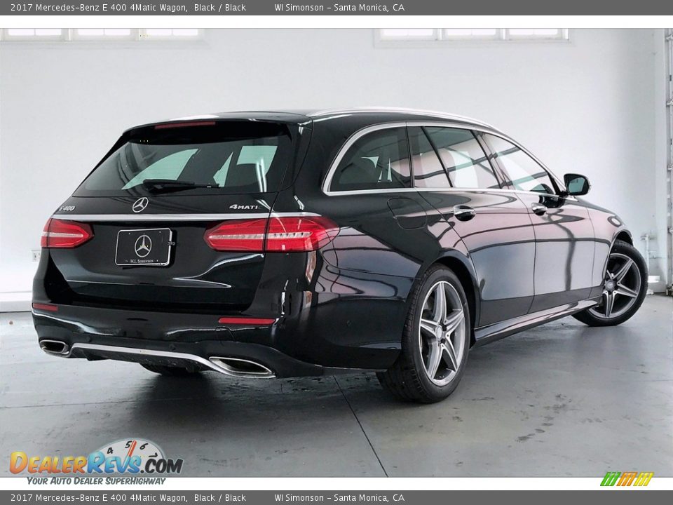 2017 Mercedes-Benz E 400 4Matic Wagon Black / Black Photo #16