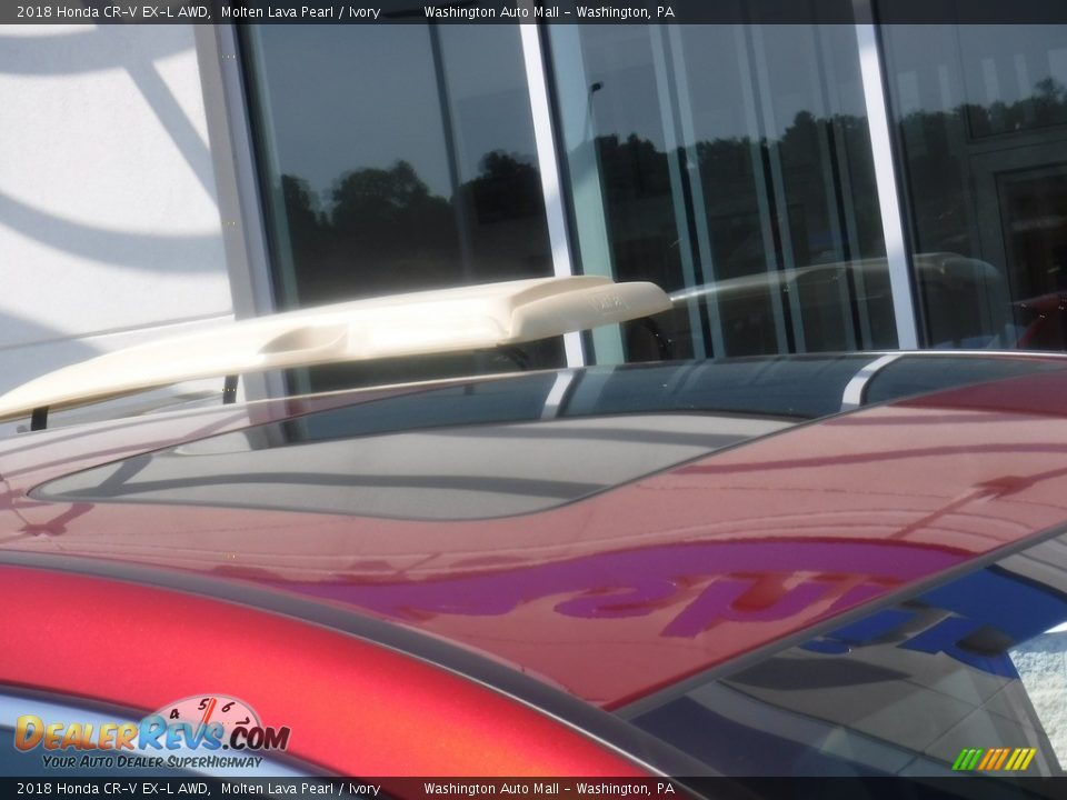 2018 Honda CR-V EX-L AWD Molten Lava Pearl / Ivory Photo #3