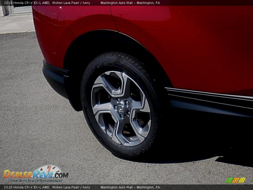 2018 Honda CR-V EX-L AWD Molten Lava Pearl / Ivory Photo #4