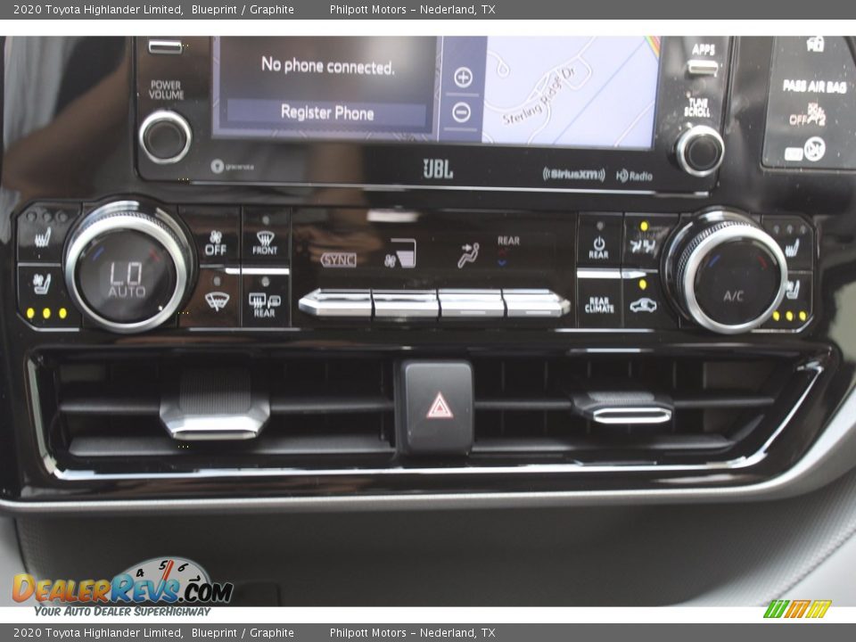 Controls of 2020 Toyota Highlander Limited Photo #16