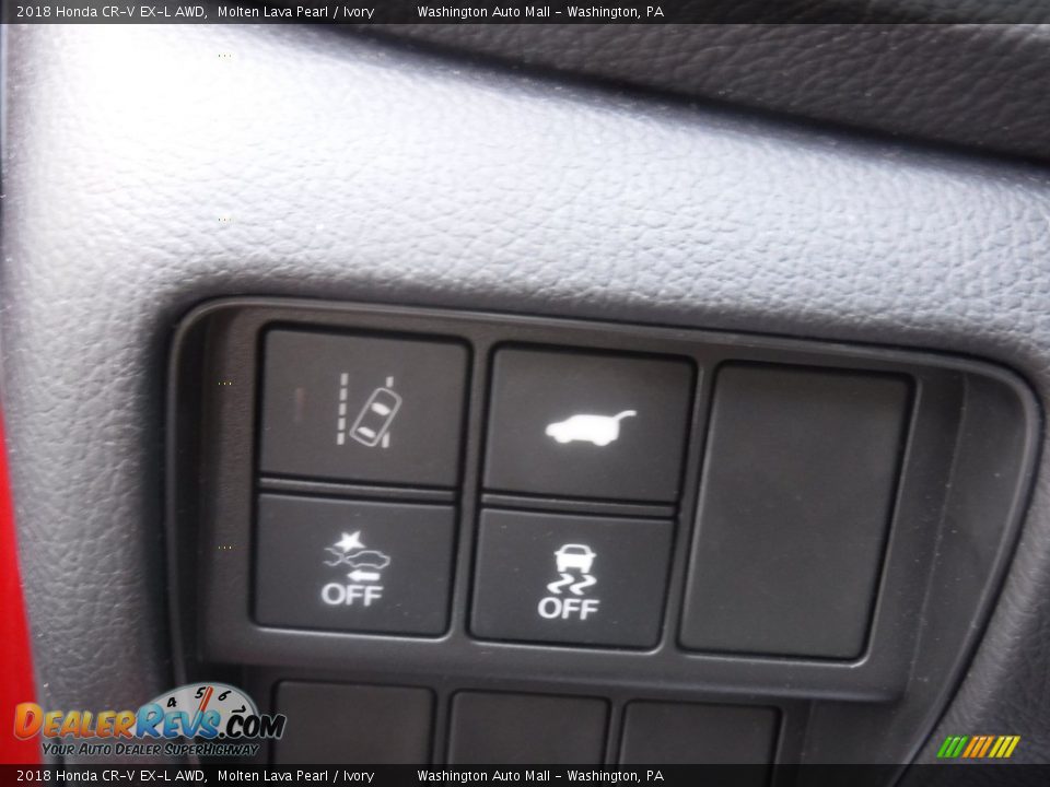 2018 Honda CR-V EX-L AWD Molten Lava Pearl / Ivory Photo #15