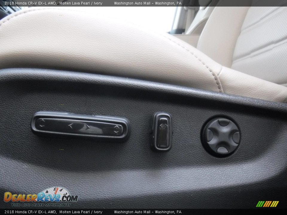2018 Honda CR-V EX-L AWD Molten Lava Pearl / Ivory Photo #17