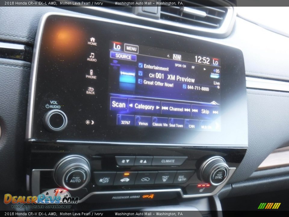 2018 Honda CR-V EX-L AWD Molten Lava Pearl / Ivory Photo #19