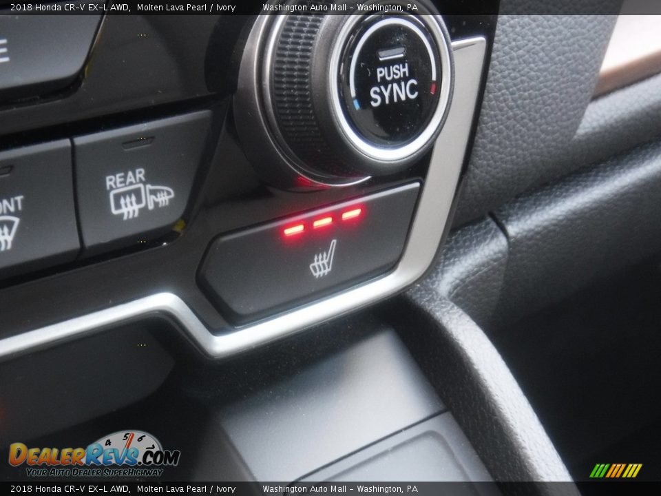 2018 Honda CR-V EX-L AWD Molten Lava Pearl / Ivory Photo #21
