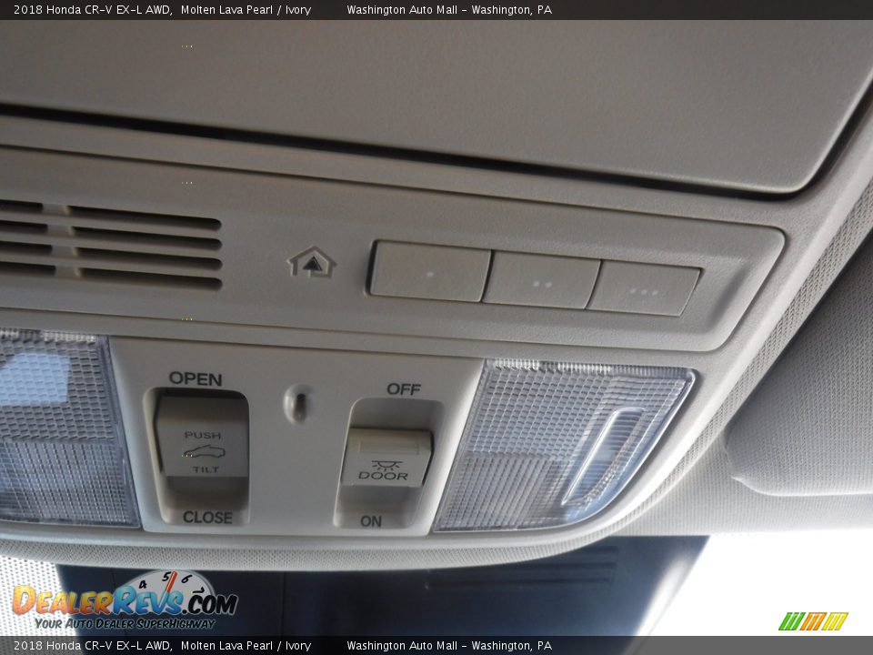 2018 Honda CR-V EX-L AWD Molten Lava Pearl / Ivory Photo #23