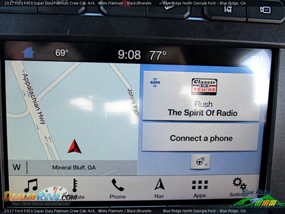 2017 Ford F450 Super Duty Platinum Crew Cab 4x4 White Platinum / Black/Brunello Photo #19