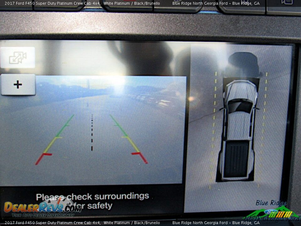 2017 Ford F450 Super Duty Platinum Crew Cab 4x4 White Platinum / Black/Brunello Photo #20