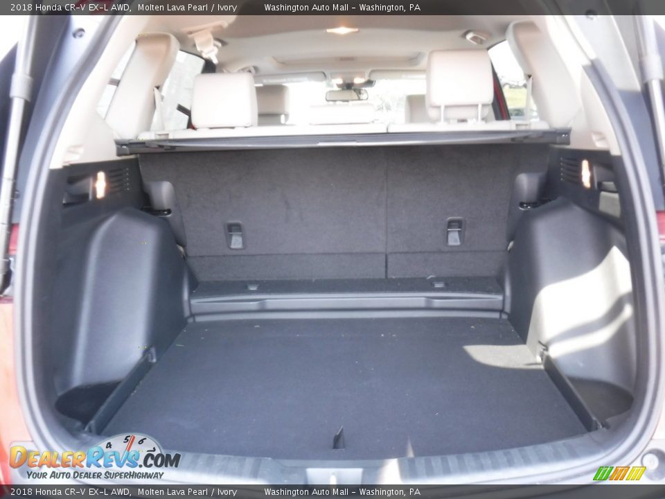 2018 Honda CR-V EX-L AWD Molten Lava Pearl / Ivory Photo #27
