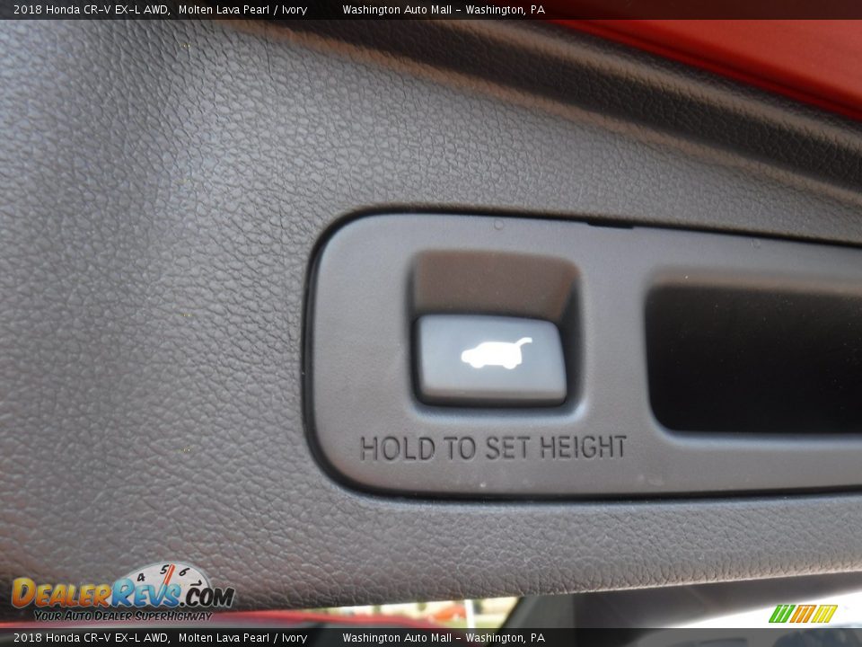 2018 Honda CR-V EX-L AWD Molten Lava Pearl / Ivory Photo #28