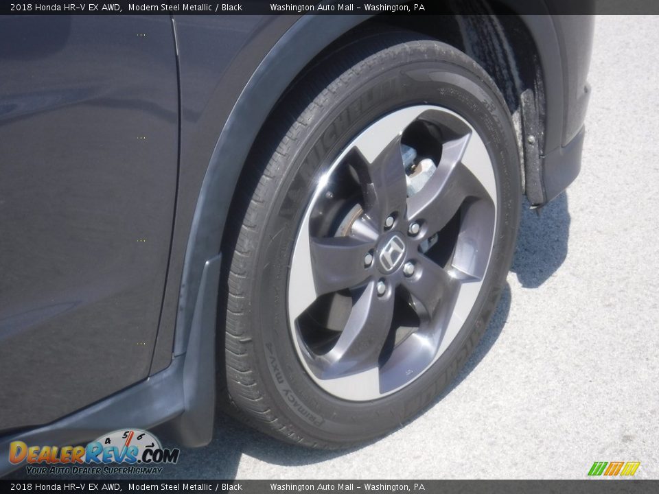 2018 Honda HR-V EX AWD Modern Steel Metallic / Black Photo #3