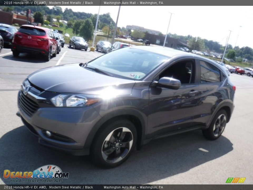 2018 Honda HR-V EX AWD Modern Steel Metallic / Black Photo #6