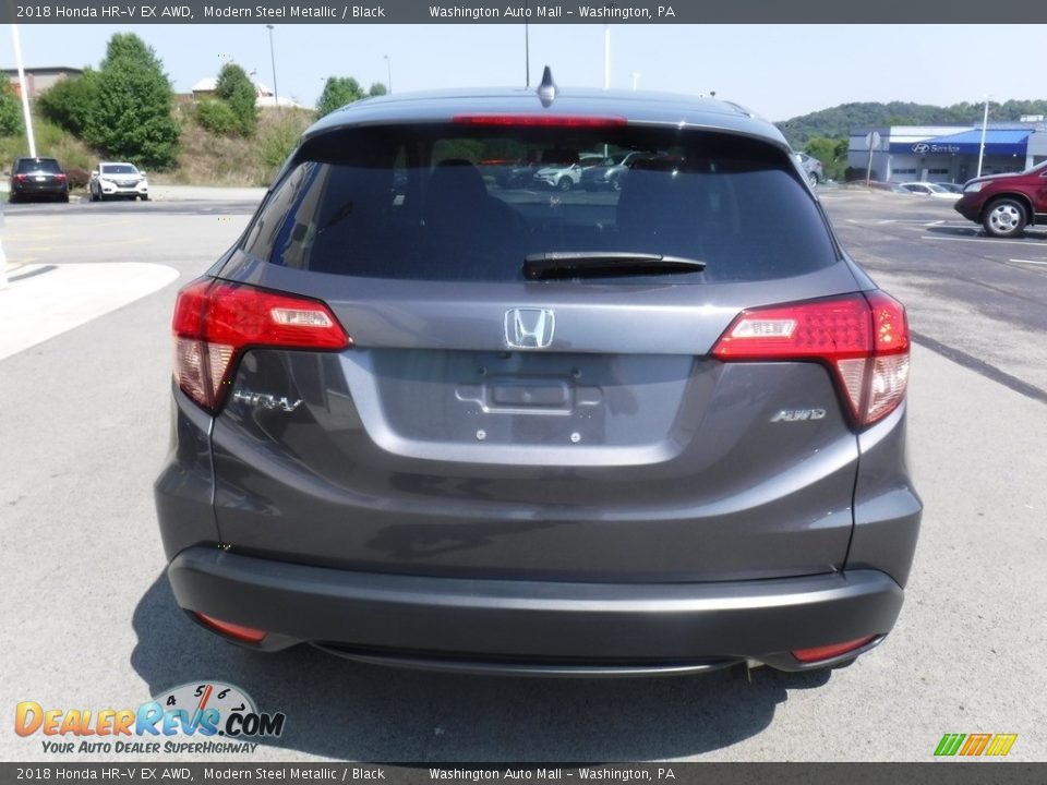 2018 Honda HR-V EX AWD Modern Steel Metallic / Black Photo #8