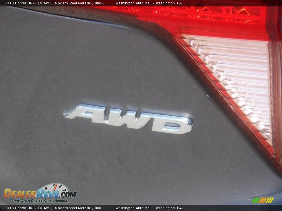 2018 Honda HR-V EX AWD Modern Steel Metallic / Black Photo #10