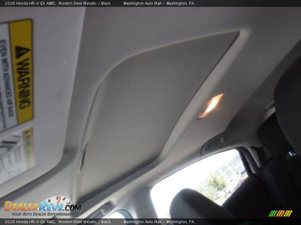 2018 Honda HR-V EX AWD Modern Steel Metallic / Black Photo #11