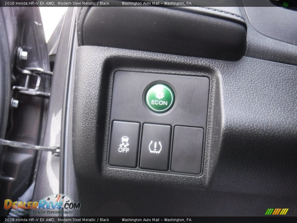 2018 Honda HR-V EX AWD Modern Steel Metallic / Black Photo #14