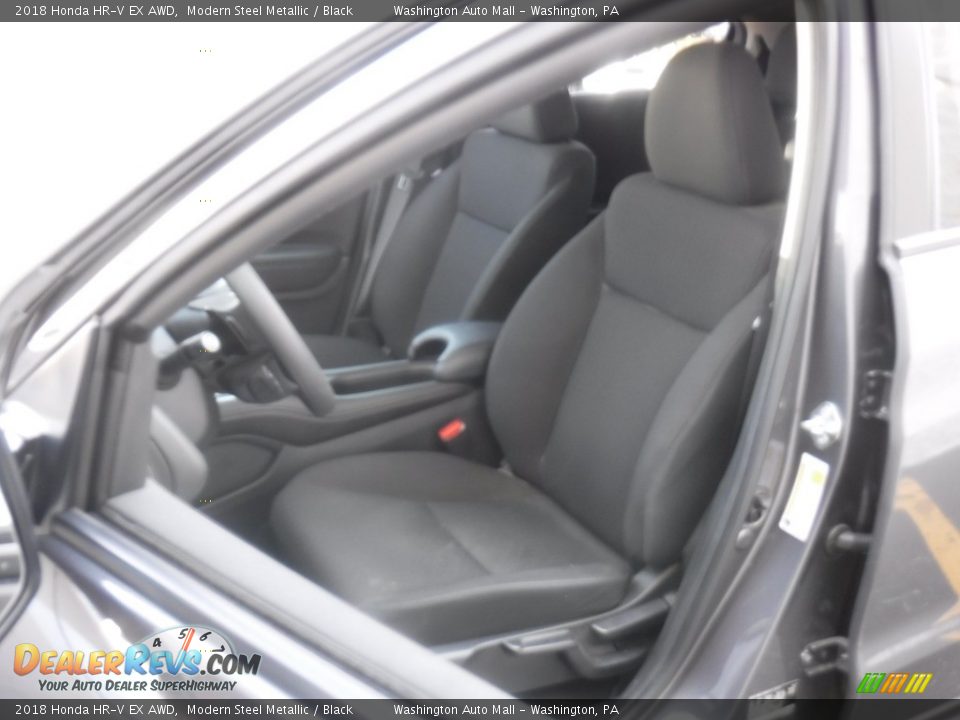 2018 Honda HR-V EX AWD Modern Steel Metallic / Black Photo #15