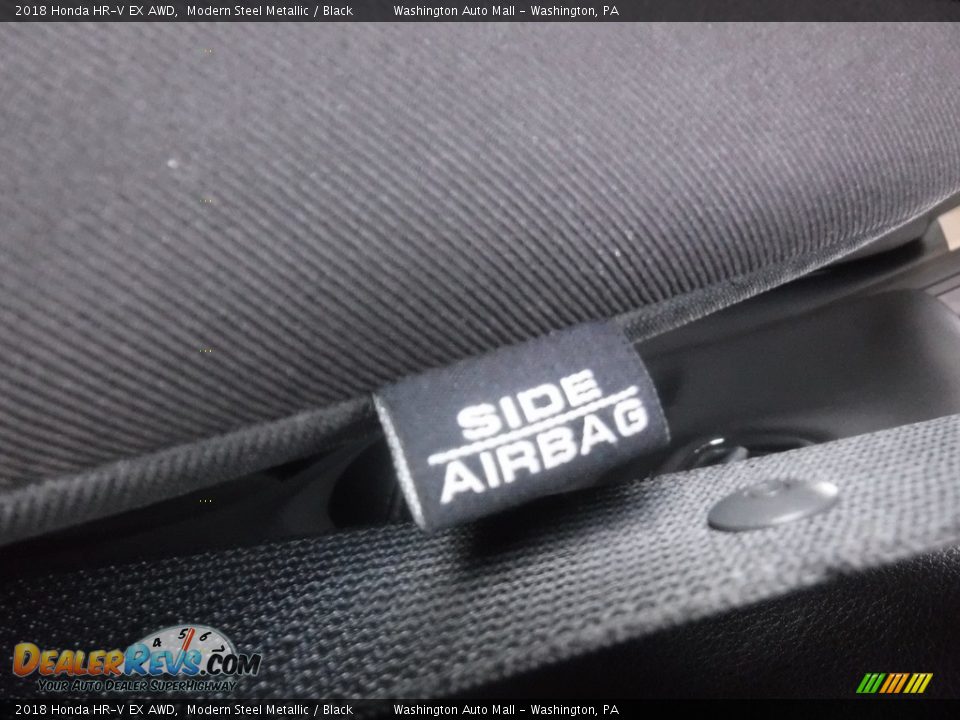 2018 Honda HR-V EX AWD Modern Steel Metallic / Black Photo #16