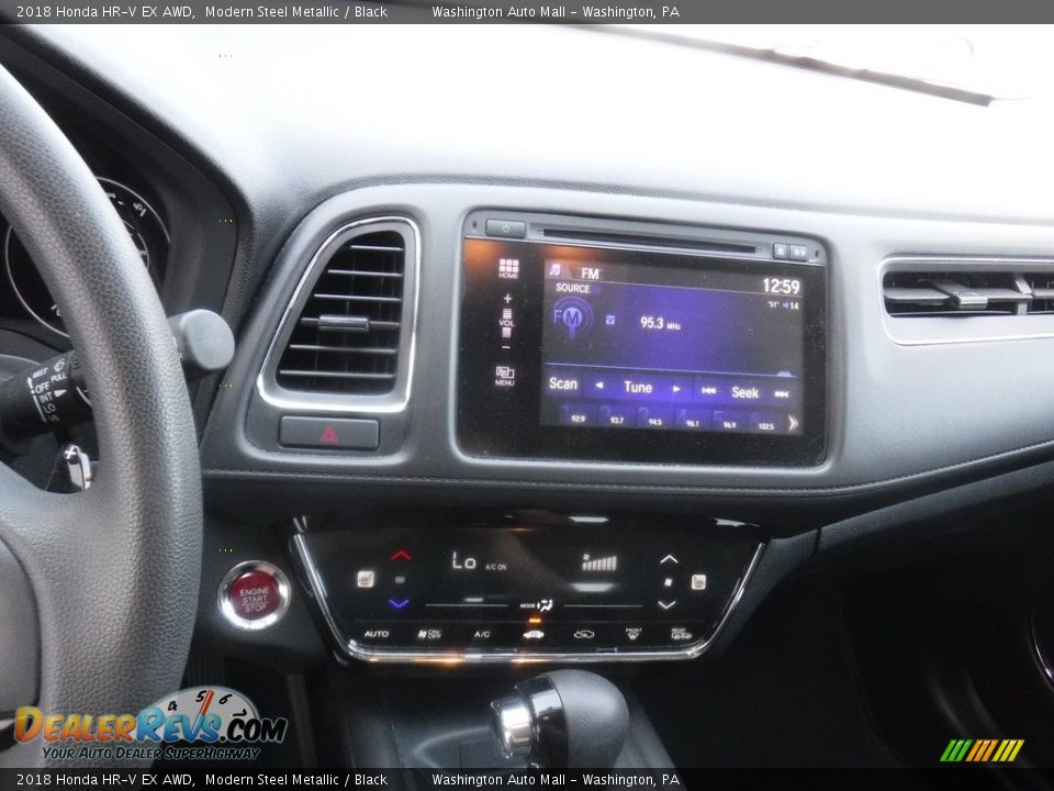 2018 Honda HR-V EX AWD Modern Steel Metallic / Black Photo #17