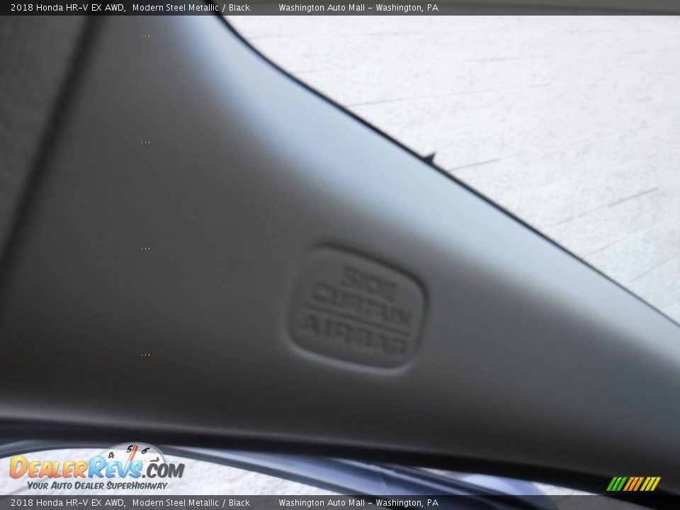 2018 Honda HR-V EX AWD Modern Steel Metallic / Black Photo #19
