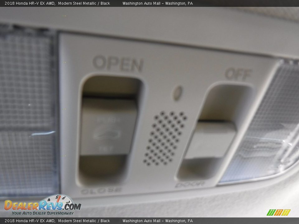 2018 Honda HR-V EX AWD Modern Steel Metallic / Black Photo #21