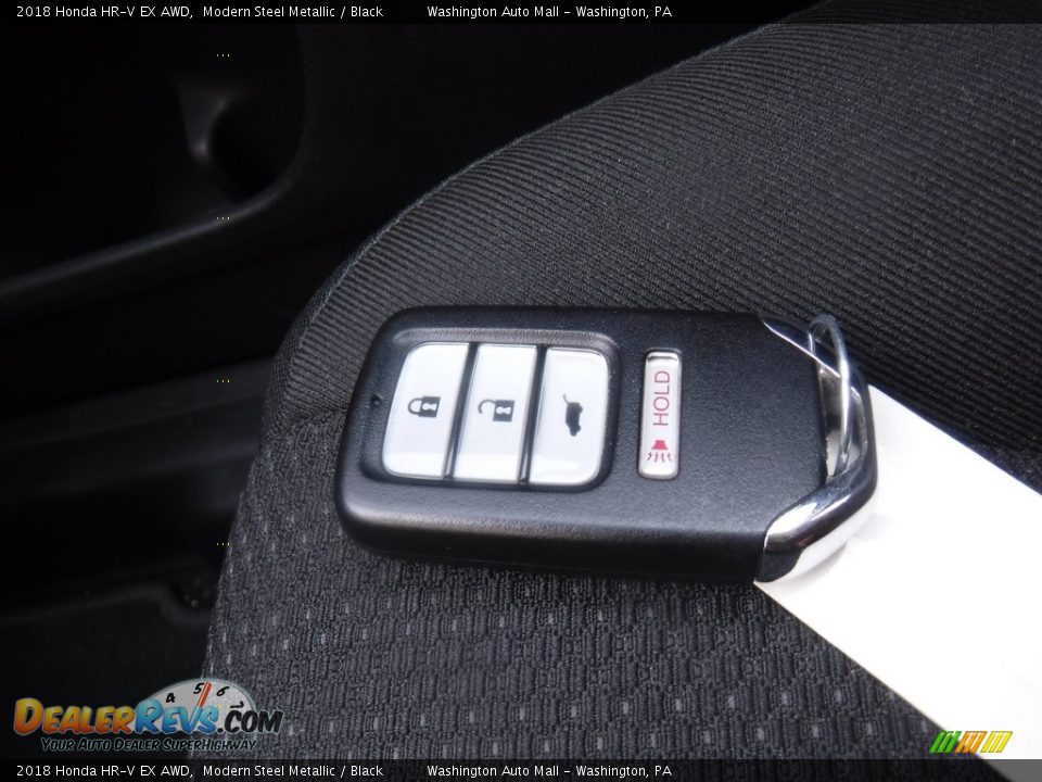 2018 Honda HR-V EX AWD Modern Steel Metallic / Black Photo #26