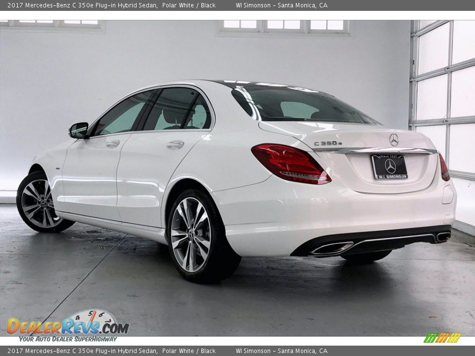 2017 Mercedes-Benz C 350e Plug-in Hybrid Sedan Polar White / Black Photo #10