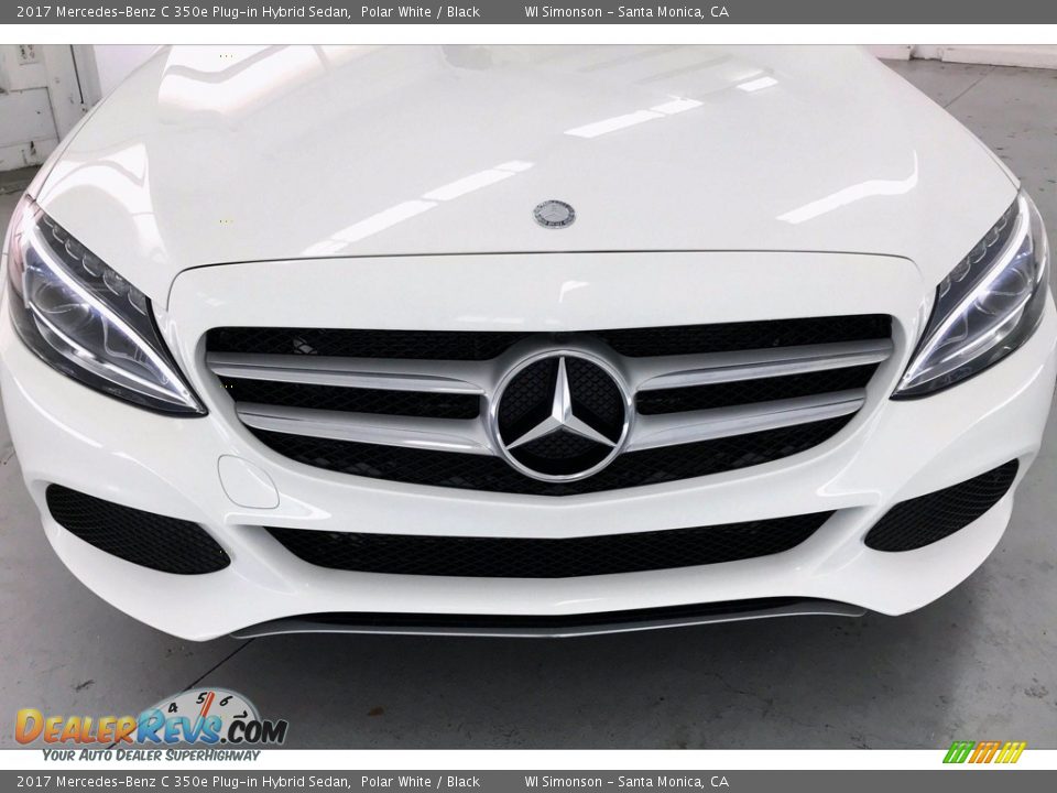 2017 Mercedes-Benz C 350e Plug-in Hybrid Sedan Polar White / Black Photo #33