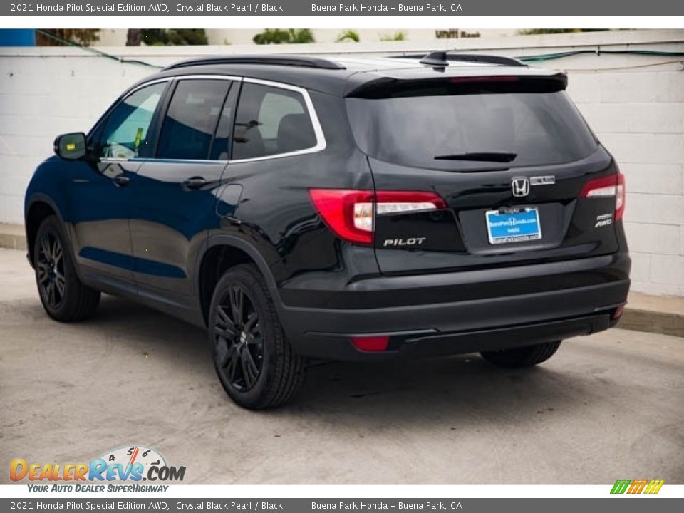 2021 Honda Pilot Special Edition AWD Crystal Black Pearl / Black Photo #2