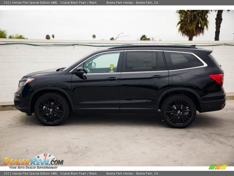 2021 Honda Pilot Special Edition AWD Crystal Black Pearl / Black Photo #4