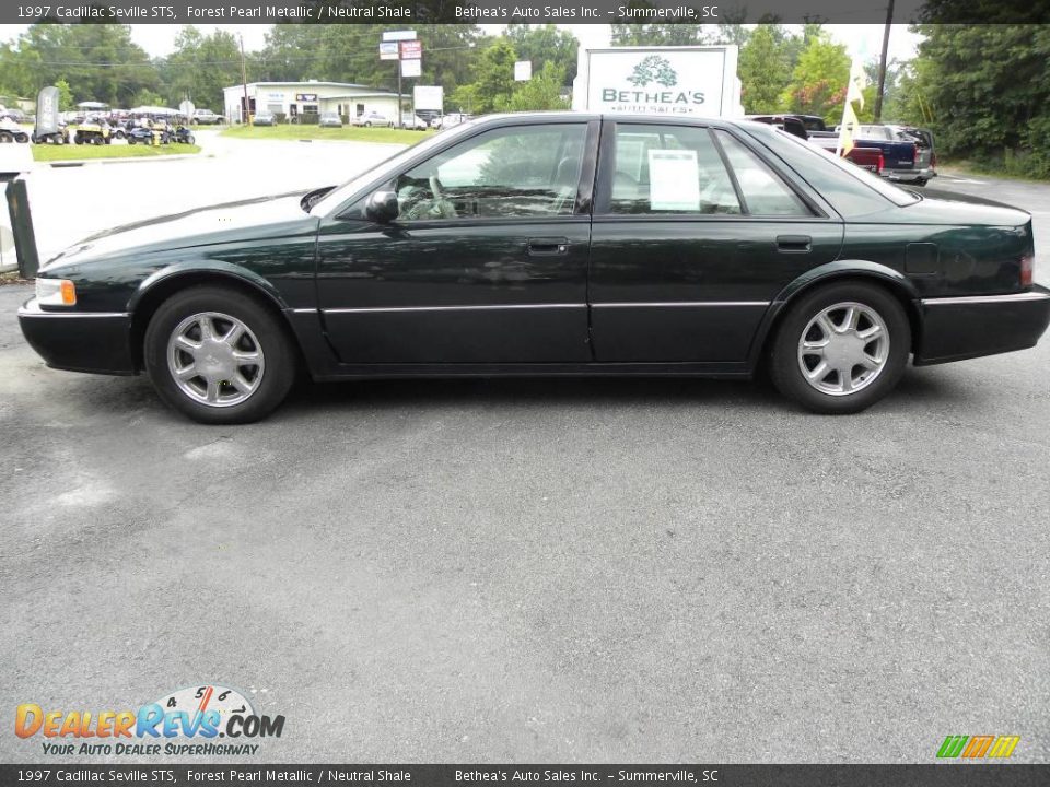 1997 Cadillac Seville STS Forest Pearl Metallic / Neutral Shale Photo #2