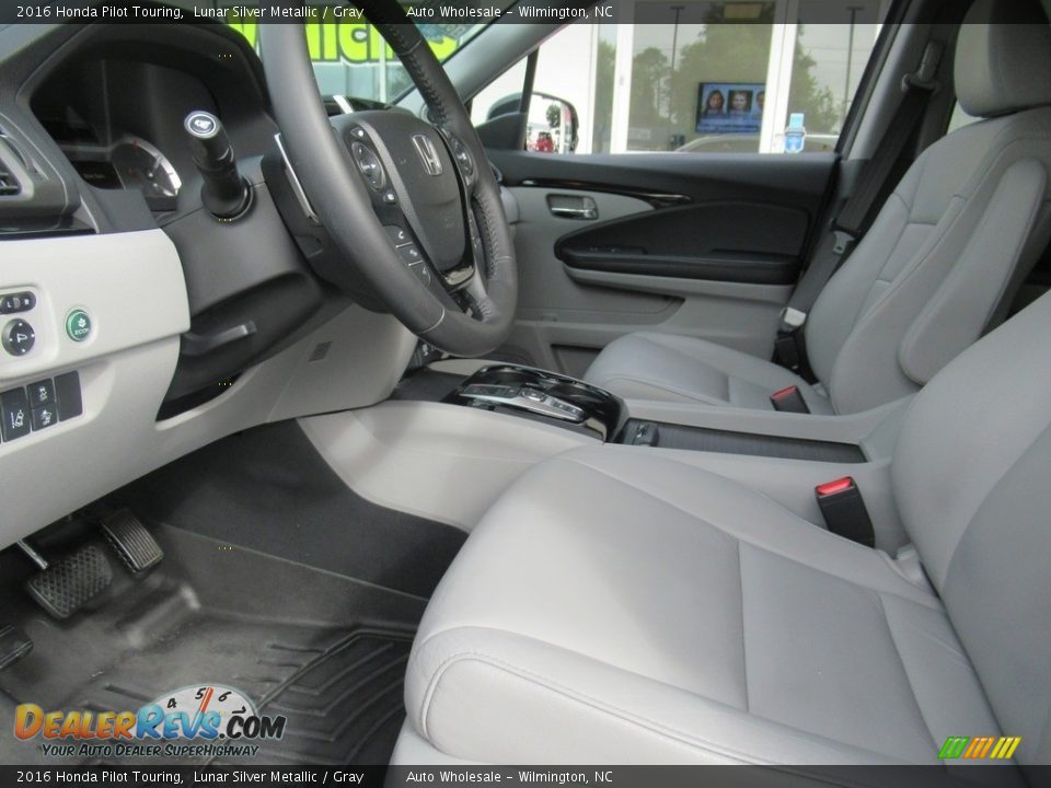 2016 Honda Pilot Touring Lunar Silver Metallic / Gray Photo #9