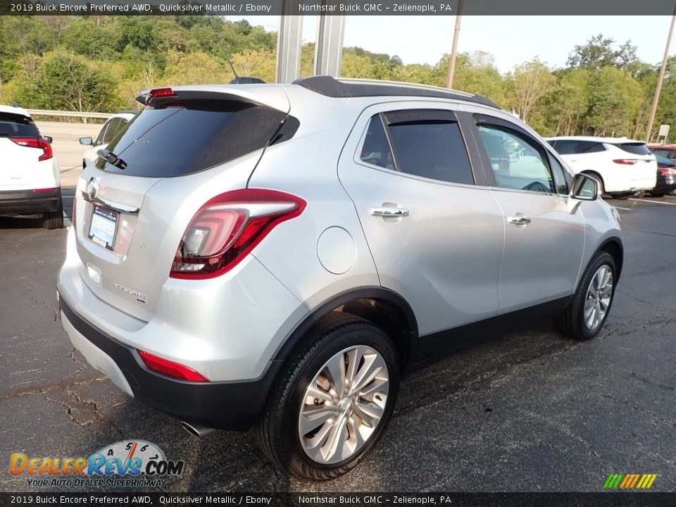 2019 Buick Encore Preferred AWD Quicksilver Metallic / Ebony Photo #9