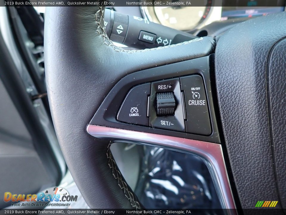 2019 Buick Encore Preferred AWD Quicksilver Metallic / Ebony Photo #24
