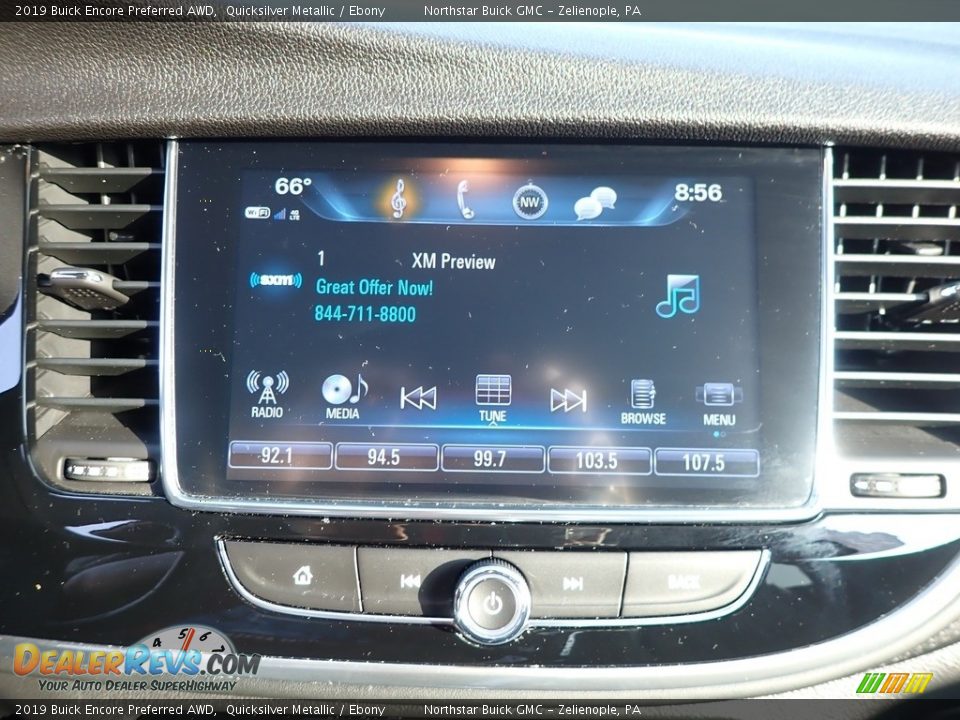 2019 Buick Encore Preferred AWD Quicksilver Metallic / Ebony Photo #26