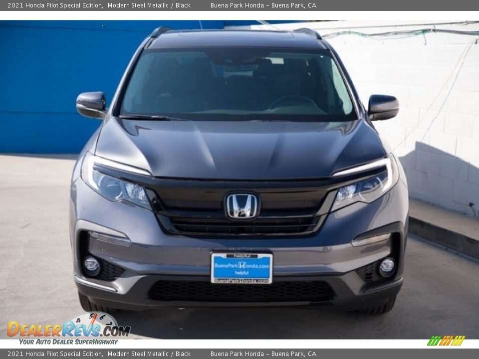 2021 Honda Pilot Special Edition Modern Steel Metallic / Black Photo #3