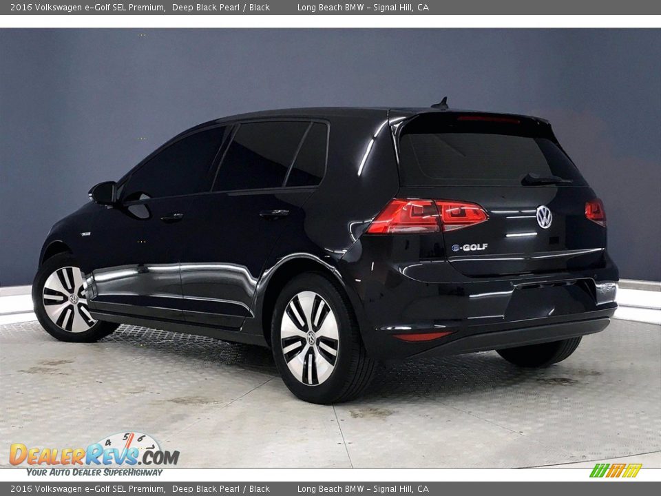 Deep Black Pearl 2016 Volkswagen e-Golf SEL Premium Photo #10