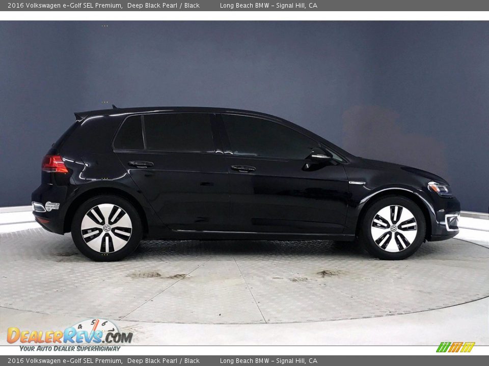 Deep Black Pearl 2016 Volkswagen e-Golf SEL Premium Photo #14