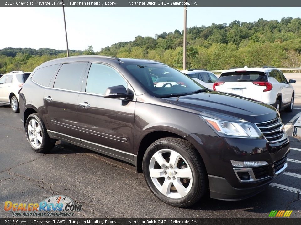 2017 Chevrolet Traverse LT AWD Tungsten Metallic / Ebony Photo #4