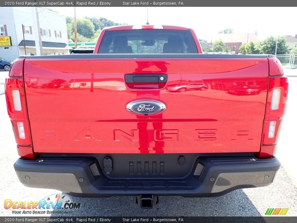 2020 Ford Ranger XLT SuperCab 4x4 Rapid Red / Ebony Photo #4
