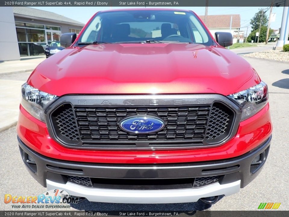 2020 Ford Ranger XLT SuperCab 4x4 Rapid Red / Ebony Photo #9