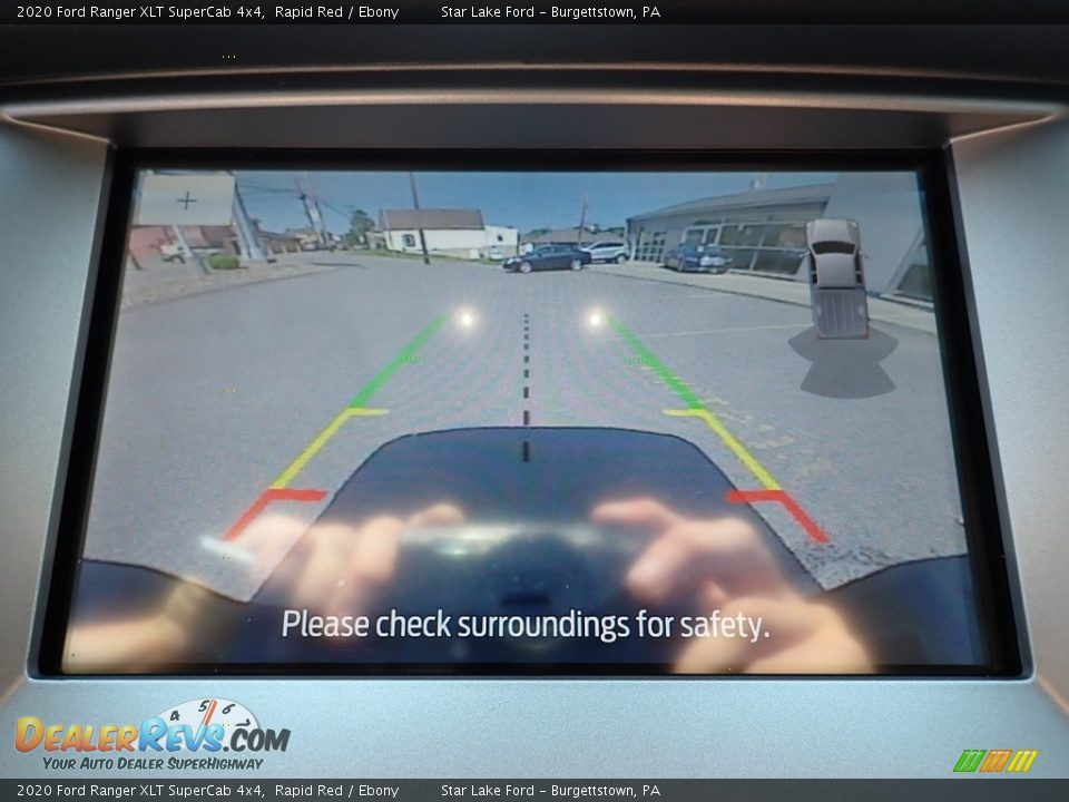 2020 Ford Ranger XLT SuperCab 4x4 Rapid Red / Ebony Photo #19