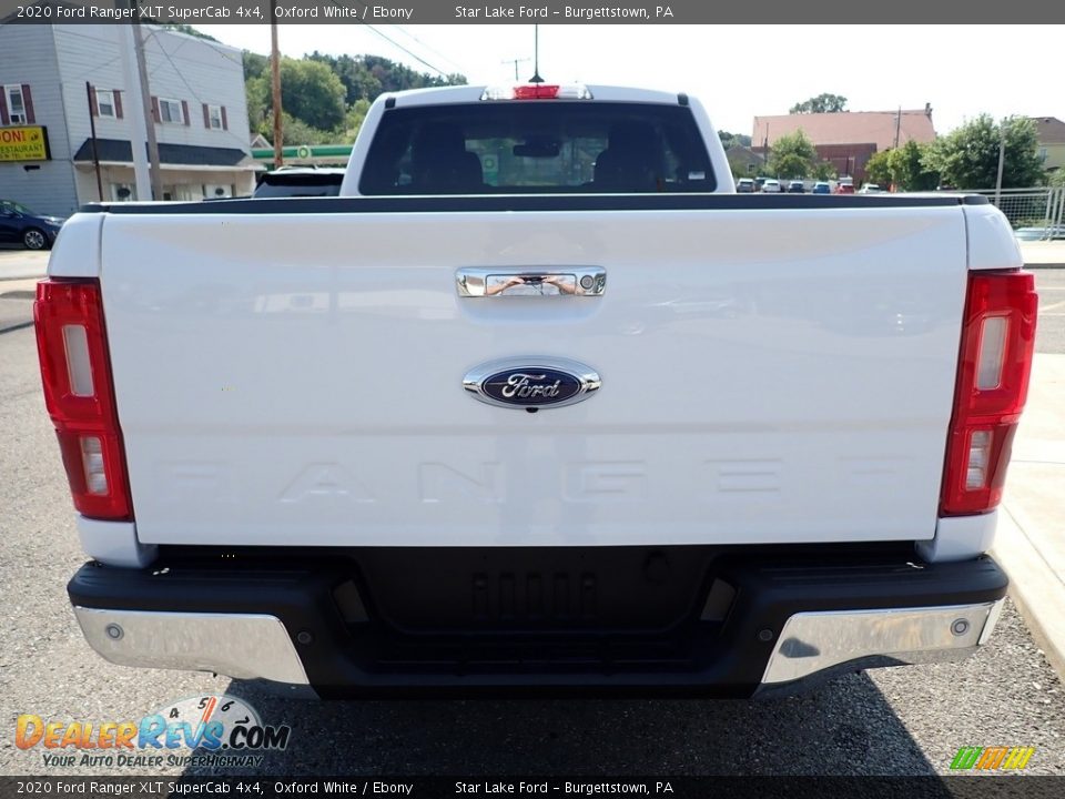 2020 Ford Ranger XLT SuperCab 4x4 Oxford White / Ebony Photo #4
