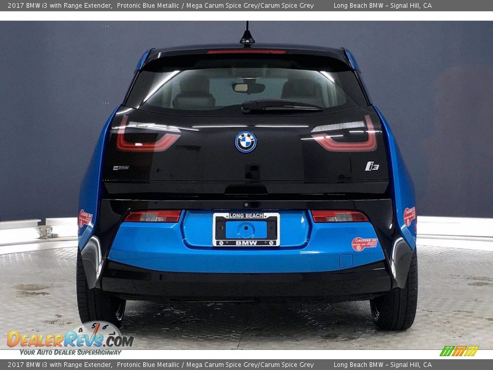 2017 BMW i3 with Range Extender Protonic Blue Metallic / Mega Carum Spice Grey/Carum Spice Grey Photo #3