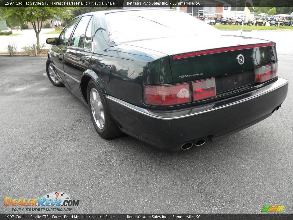 1997 Cadillac Seville STS Forest Pearl Metallic / Neutral Shale Photo #15