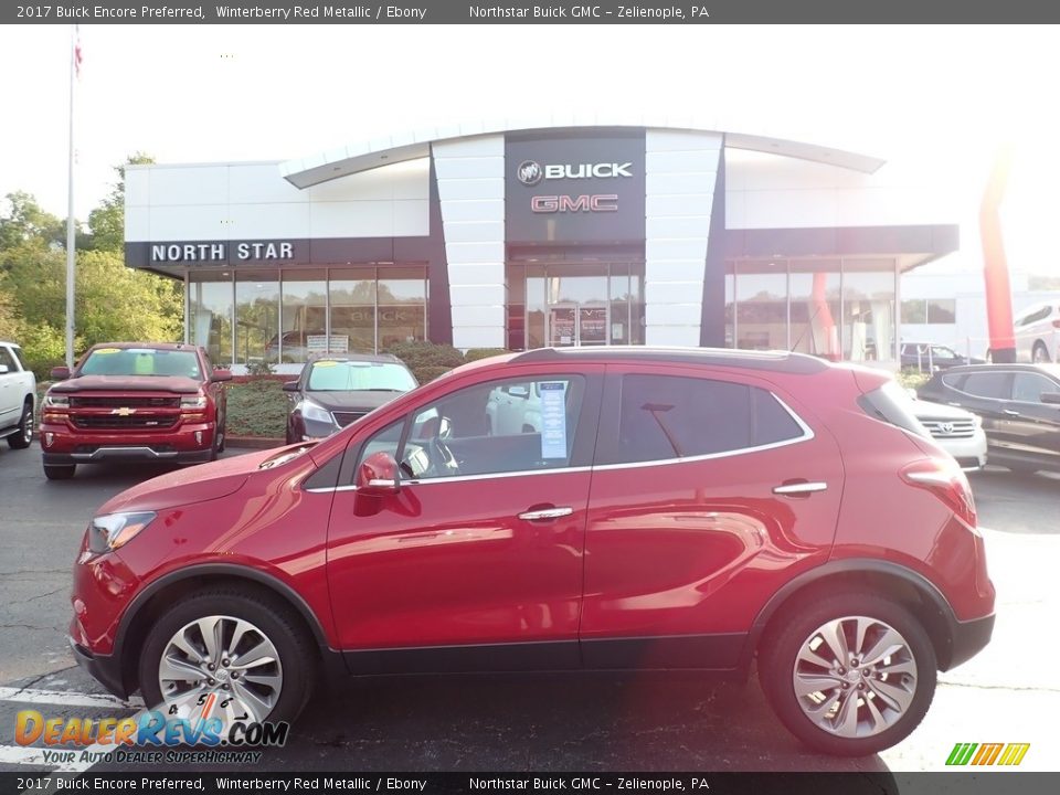 2017 Buick Encore Preferred Winterberry Red Metallic / Ebony Photo #1