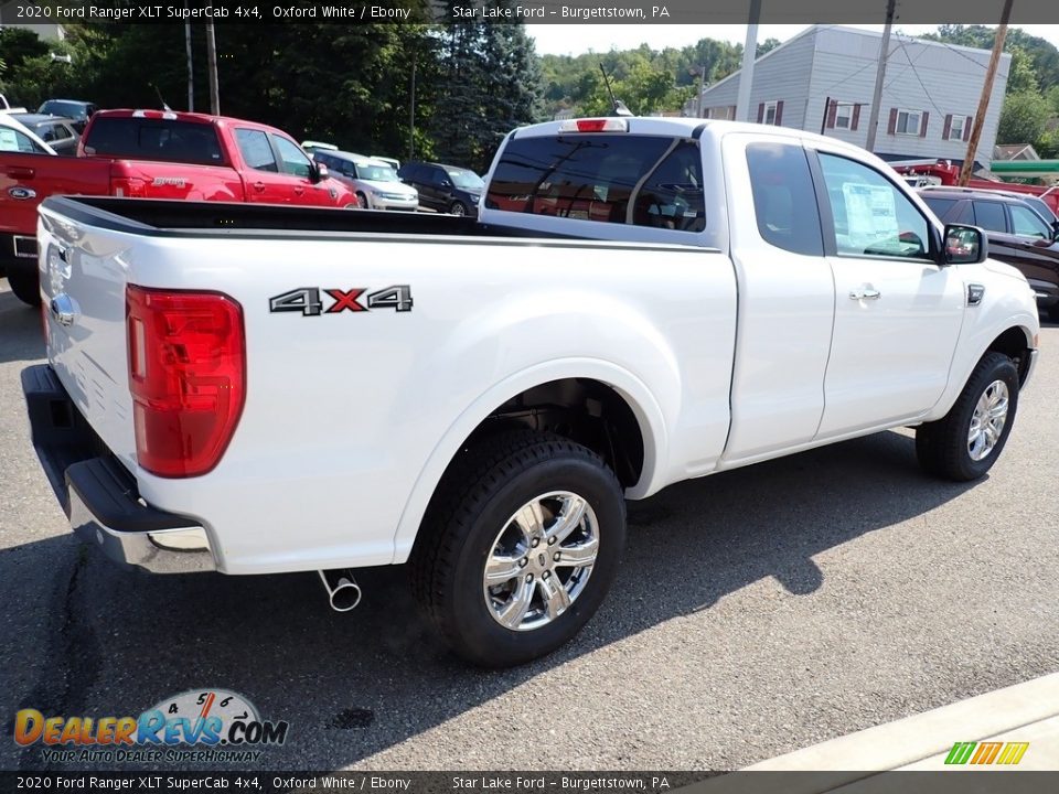 2020 Ford Ranger XLT SuperCab 4x4 Oxford White / Ebony Photo #5