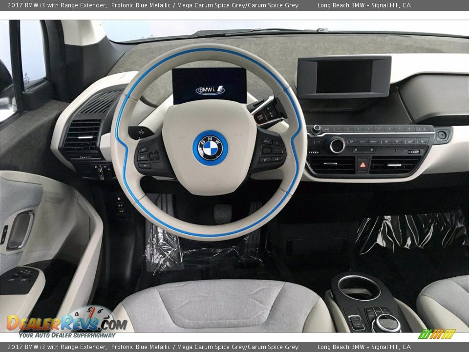 2017 BMW i3 with Range Extender Protonic Blue Metallic / Mega Carum Spice Grey/Carum Spice Grey Photo #4