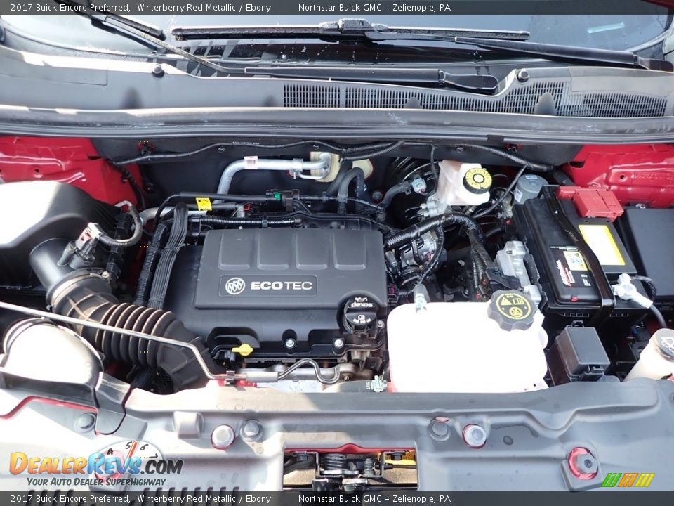 2017 Buick Encore Preferred Winterberry Red Metallic / Ebony Photo #2