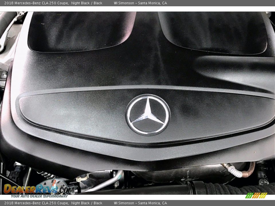 2018 Mercedes-Benz CLA 250 Coupe Night Black / Black Photo #31